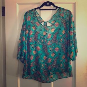 Bohemian Tie Back Top